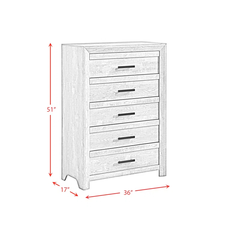 Decker 5 Drawer Chest