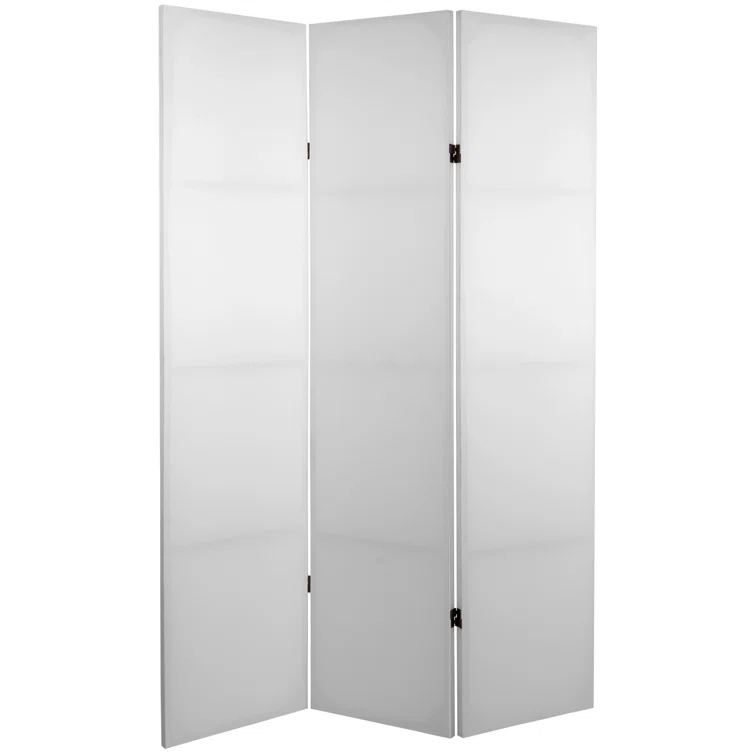 Oriental Furniture 6 ft. Tall Do It Yourself Canvas Room Divider - 3 Panel