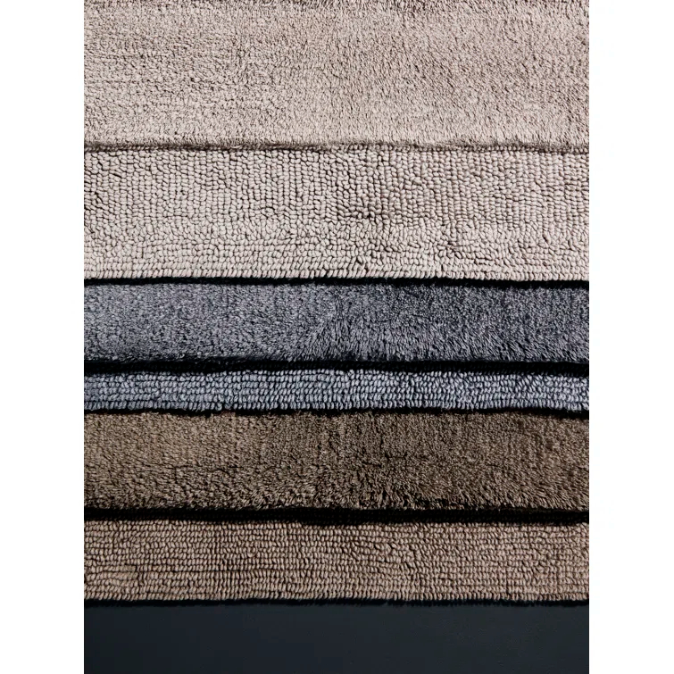 TWIN 100% Cotton Reversible Bath Rug - Square
