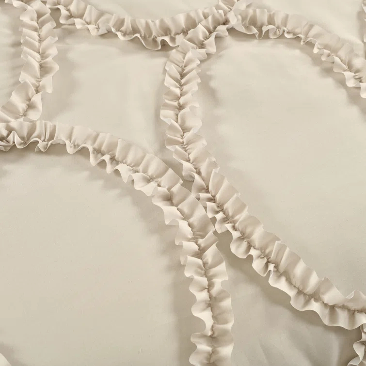 Reyna Microfiber Traditional 3 Piece Comforter Set