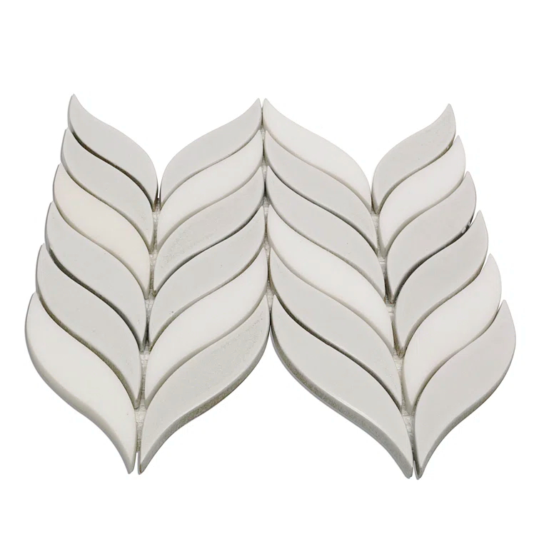 Divine Sprig 2" x 3" Ceramic Mosaic Wall Tile (0.86 Sq. Ft. / Sheet)