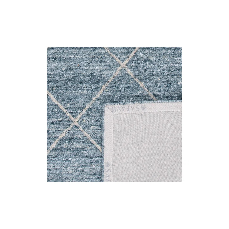 Moniz Hand Tufted Wool Geometric Rug
