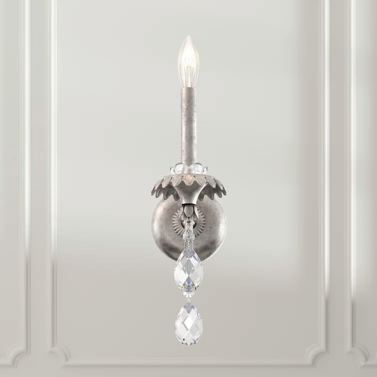Helenia Steel Candle Wall Light