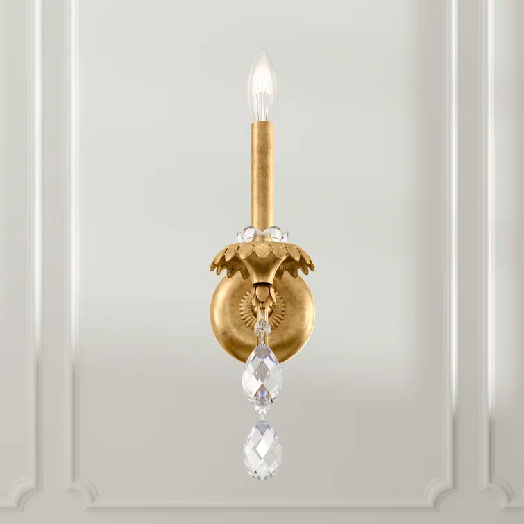 Helenia Steel Candle Wall Light