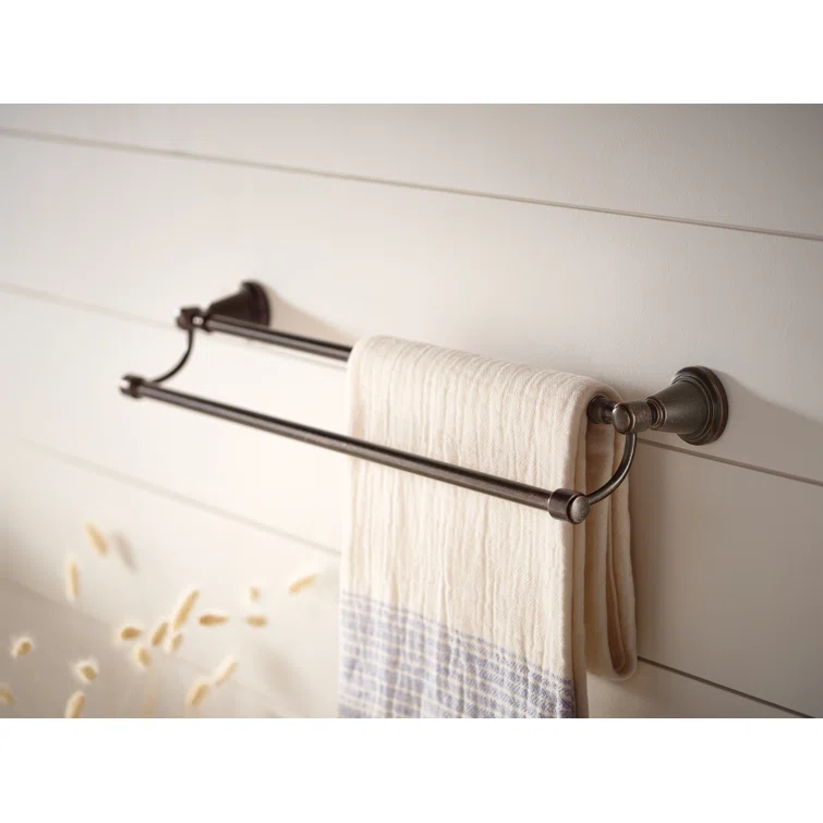 Bradshaw Double 24" Wall Mounted Towel Bar