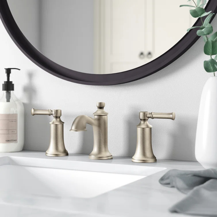 Moen Dartmoor Two-Handle Widespread Bathroom Faucet Trim Kit, Valve Required