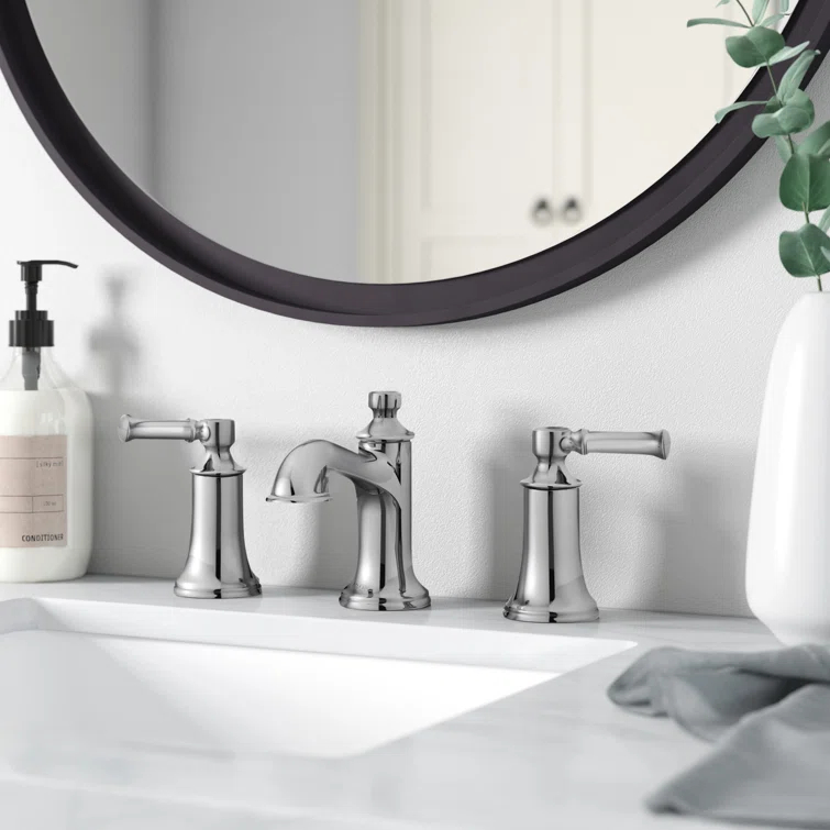 Moen Dartmoor Two-Handle Widespread Bathroom Faucet Trim Kit, Valve Required