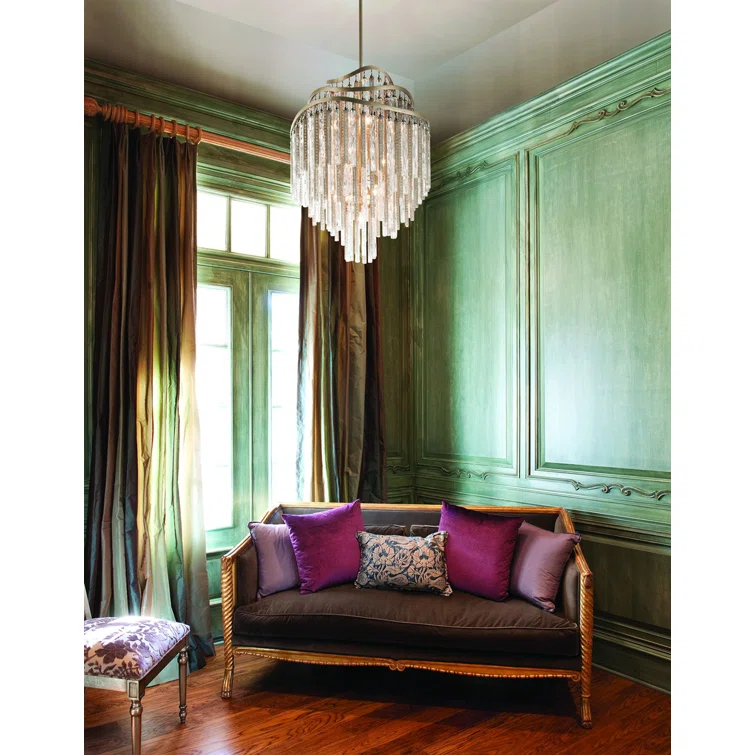 Chimera 10-Light Shaded Tiered Chandelier