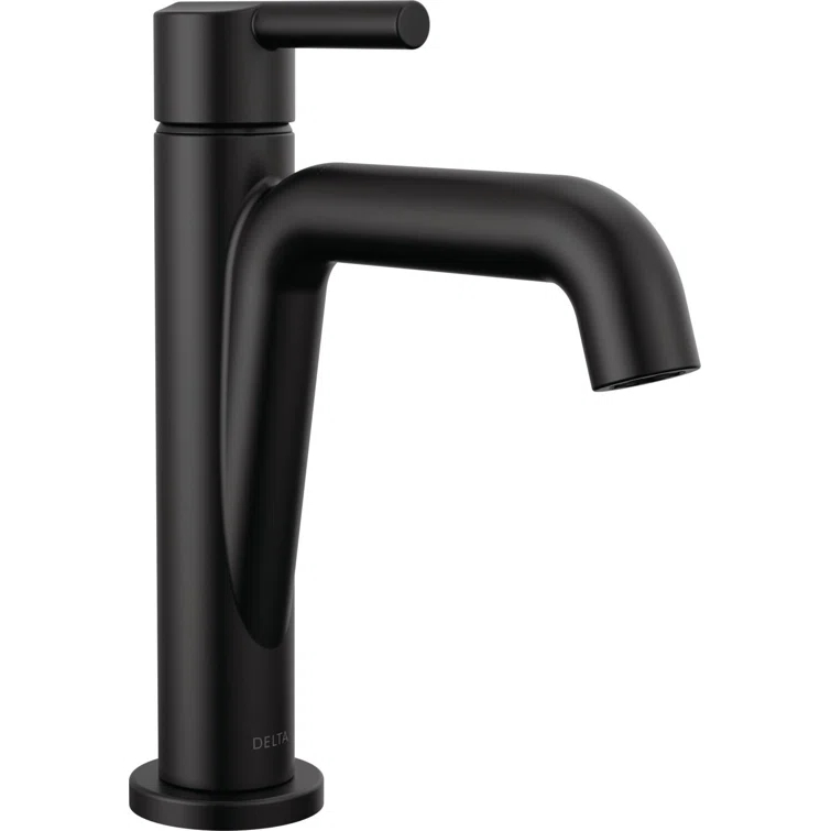 Single-Hole Single-handle Bathroom Faucet with Drain Assembly