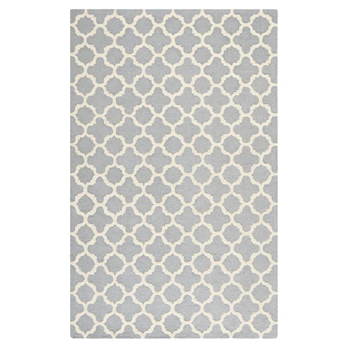 Hand Tufted Wool Geometric Rug
