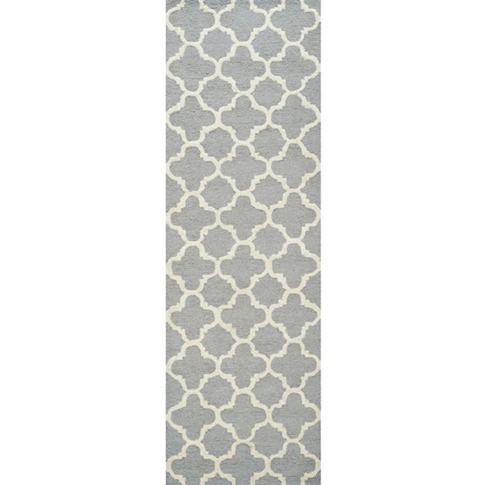 Hand Tufted Wool Geometric Rug