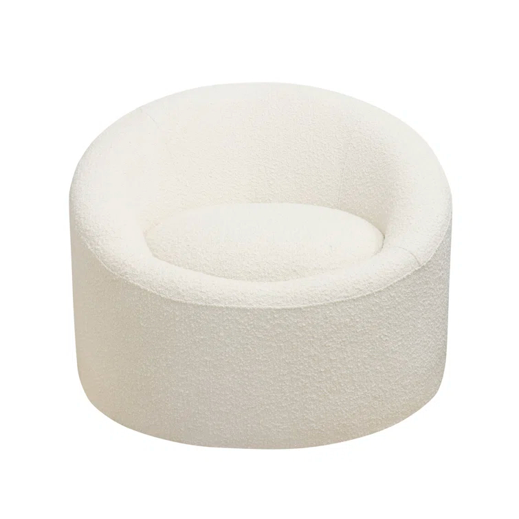 Sienna Upholstered Swivel Barrel Chair