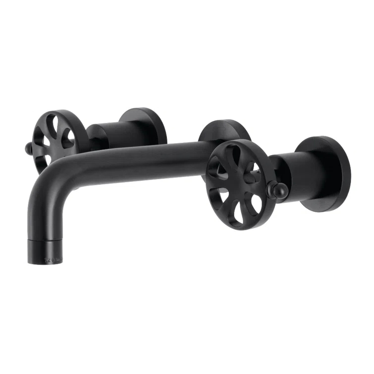Kingston Brass Belknap Two-Handle 3-Hole Wall Mount Bathroom Faucet