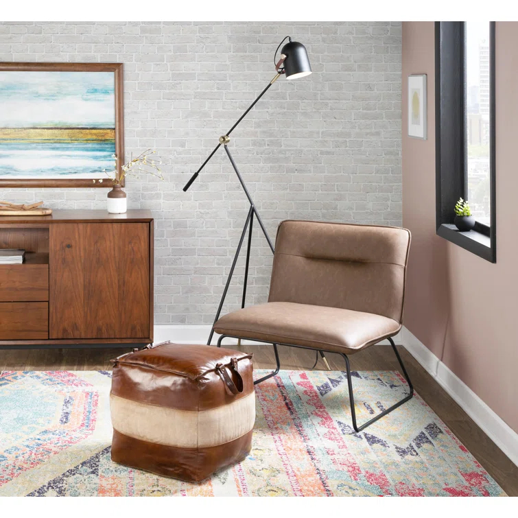 Eaton Faux Leather Accent Chair