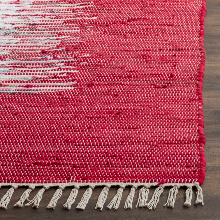 Pascual Hand Woven Cotton Abstract Rug