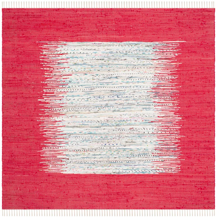 Pascual Hand Woven Cotton Abstract Rug