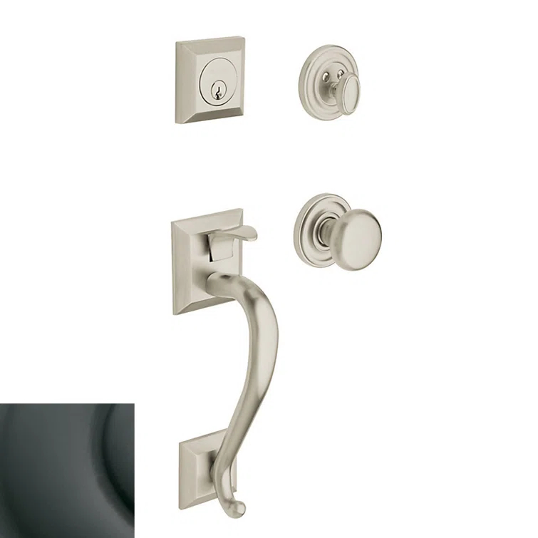 Baldwin 85320.Entr Madison Sectional Single Cylinder Keyed Entry Handleset - Bronze