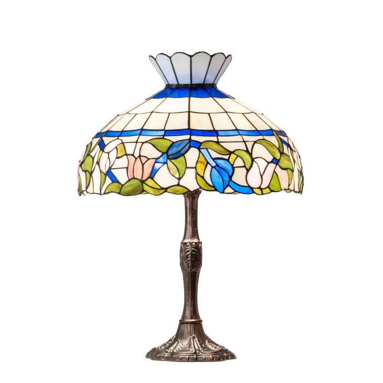 232796 Meyda 26" High Rose Vine Table Lamp