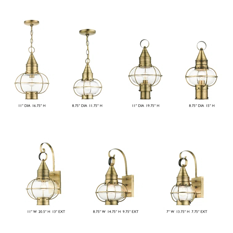 Aster Outdoor Hanging Lantern