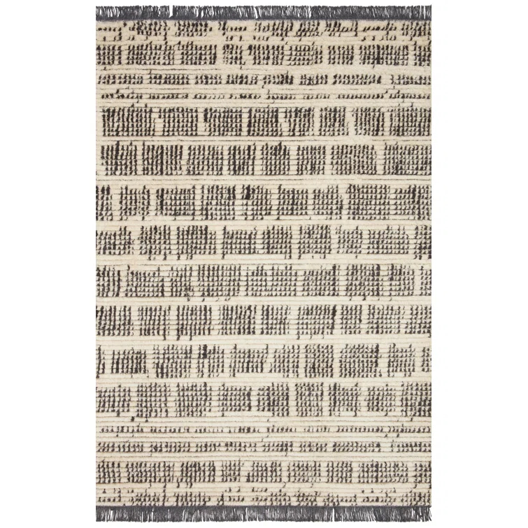 Chris Loves Julia x Loloi Alice Cream/Charcoal Rug