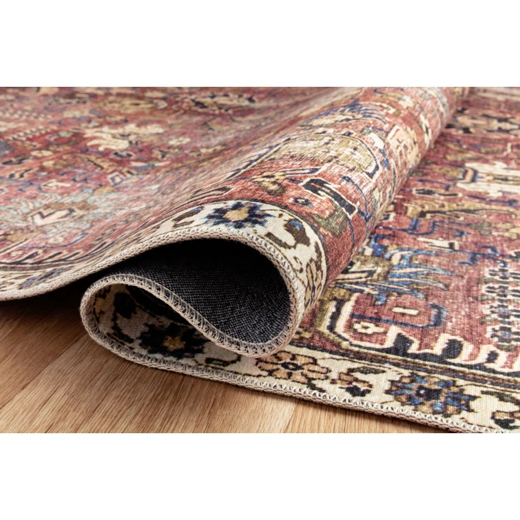 Chris Loves Julia x Loloi Jules Oriental Merlot Rug