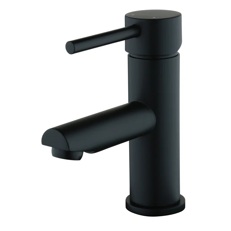 Single-Hole Single-handle Bathroom Faucet with Drain Assembly