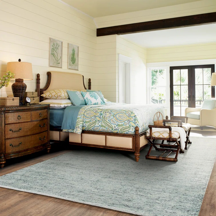 Legends Handmade Tufted Blue/Teal Area Rug