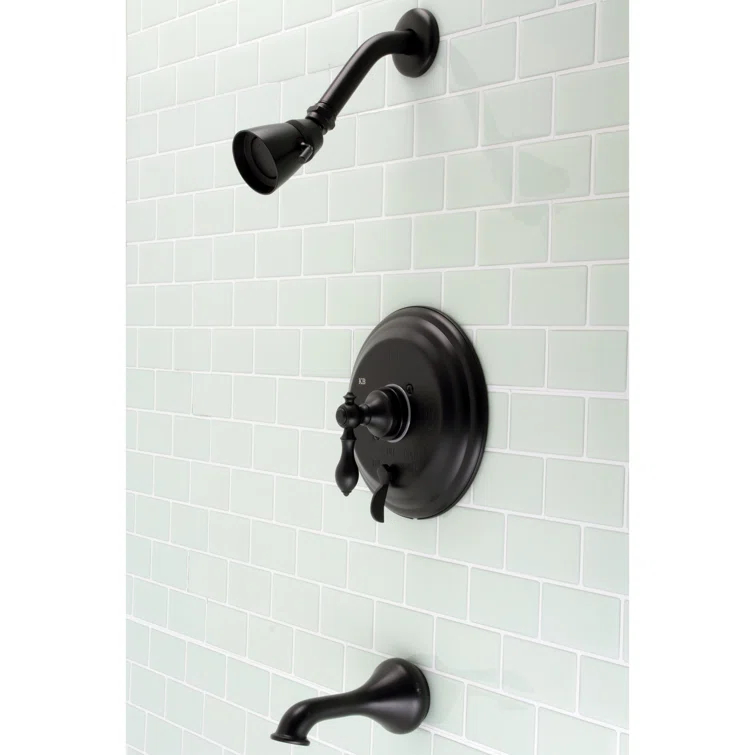 Kingston Brass American Classic Single-Handle Pressure Balanced Tub and Shower Faucet