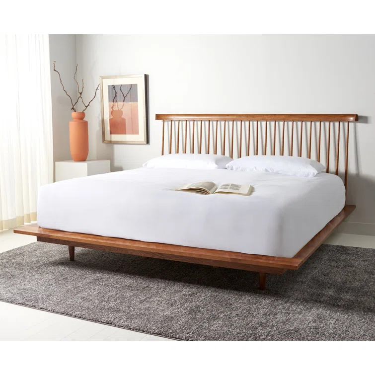 Solid Wood Slat Bed