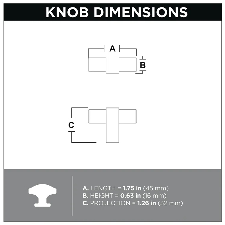Artesia Bar Knob
