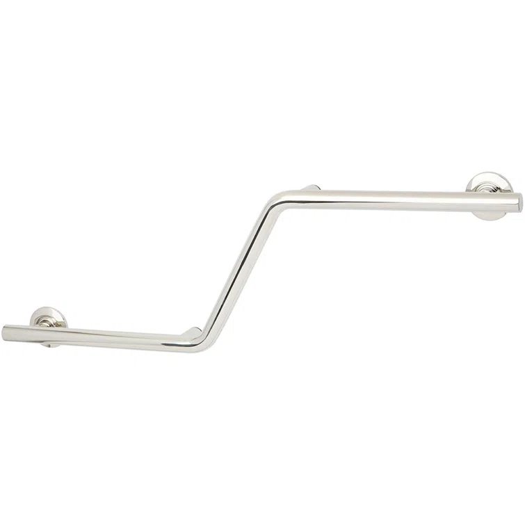 Lifestyle & Wellness Zuma Angled Wall-Mount 38" Left-Handed Grab Bar