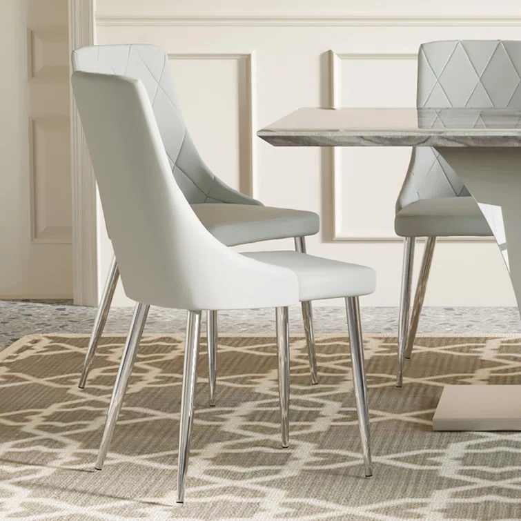Benay 19'' H Faux Leather Upholstered Side Chair