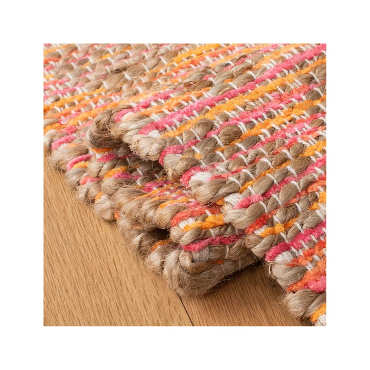 Arria Cape Cod Hand Woven 80% Jute, 20% Cotton Polka Dots Rug