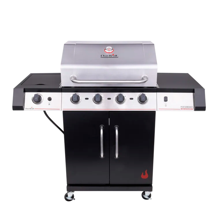 Charbroil Performance Series Infrared 4-Burner Propane Gas Grill, Black
