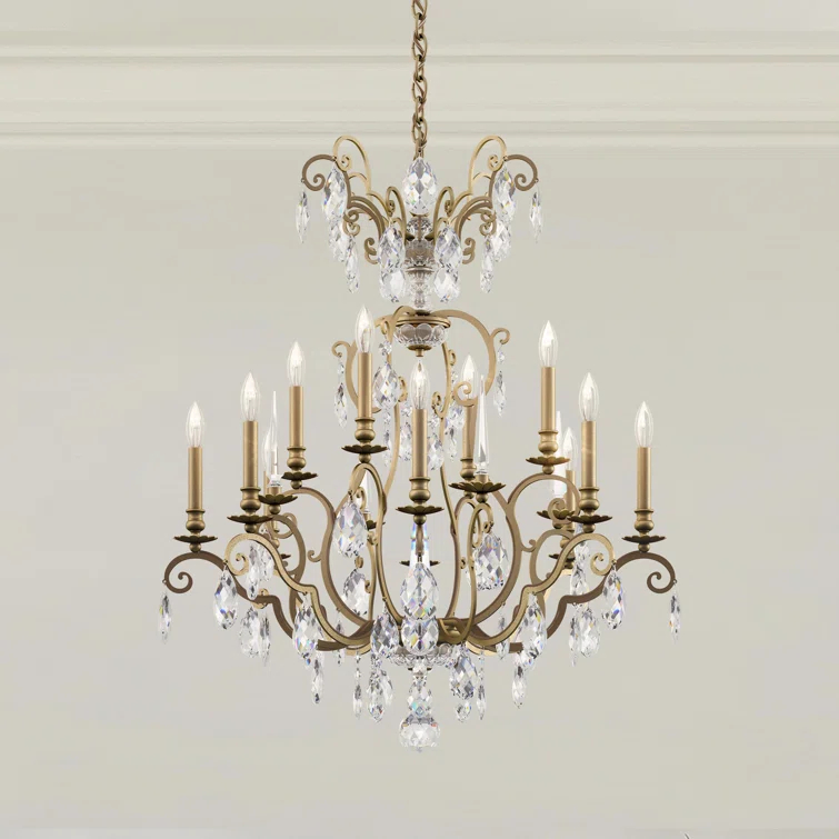 12 - Light Dimmable Classic / Traditional Chandelier