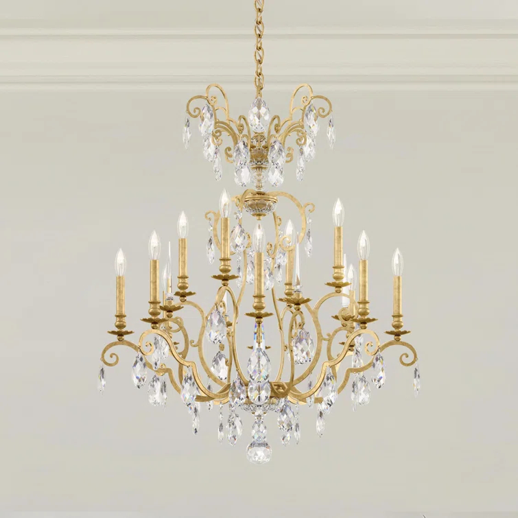 12 - Light Dimmable Classic / Traditional Chandelier
