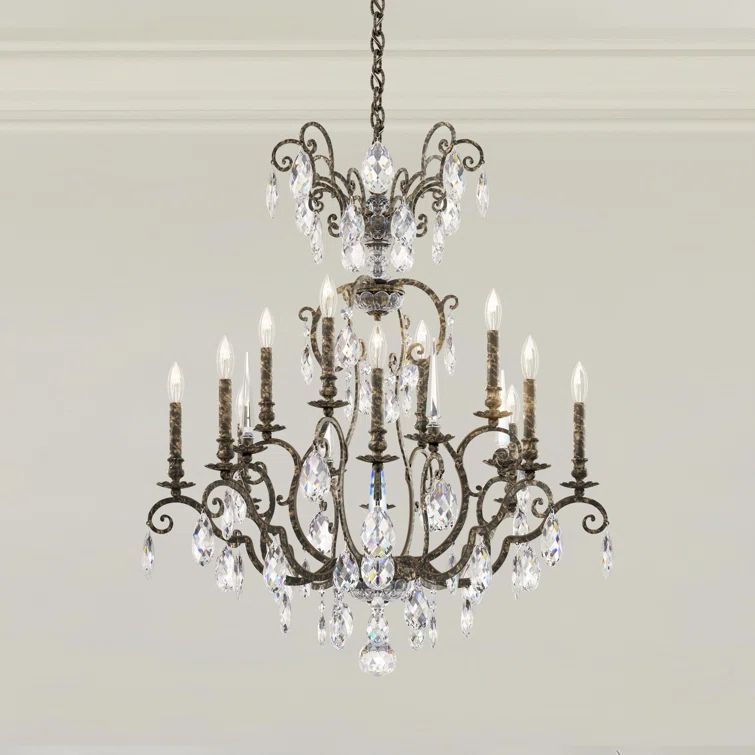 12 - Light Dimmable Classic / Traditional Chandelier