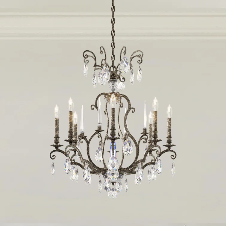 Renaissance Nouveau 8 - Light Dimmable Classic / Traditional Chandelier
