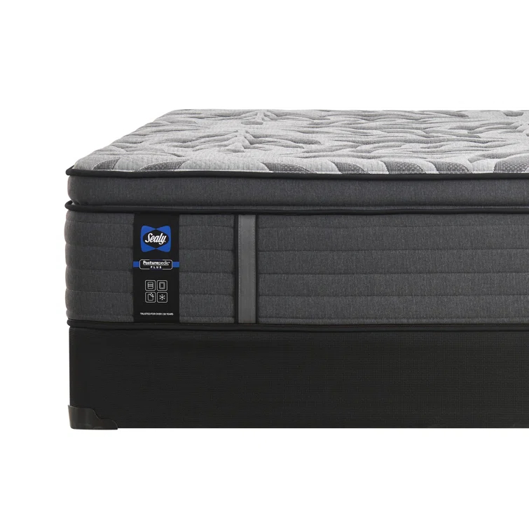 Sealy Posturepedic Plus 14" Plush Euro Pillow Top Innerspring Mattress