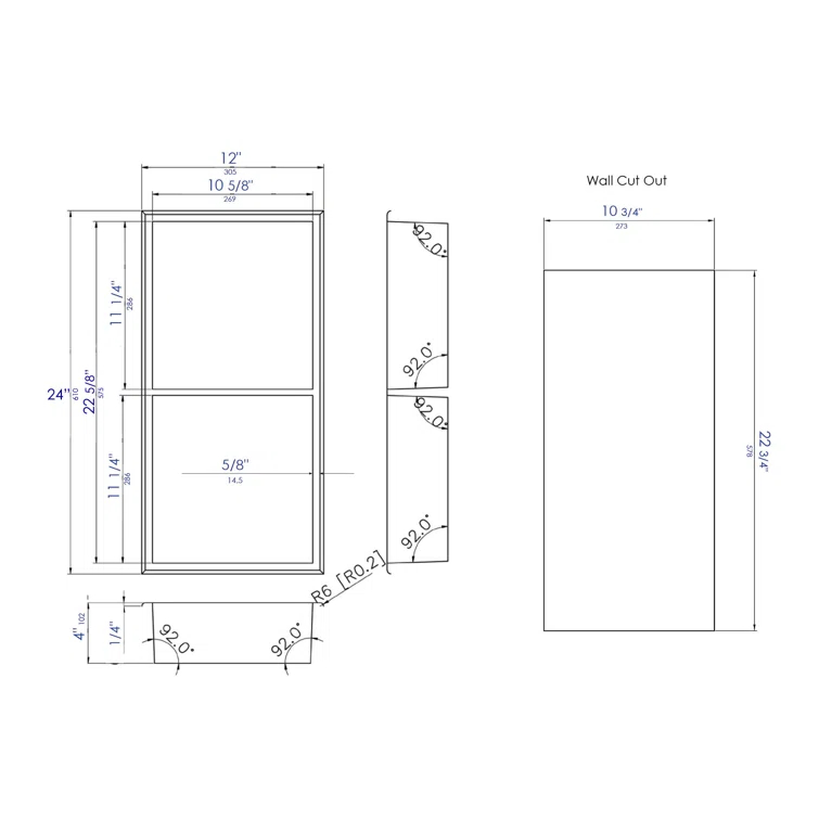 Stainless Steel Shower Niche