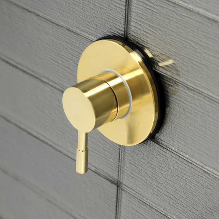 Kingston Brass Concord Single-Handle Wall Mount Three-Way Diverter Valve with Trim Kit