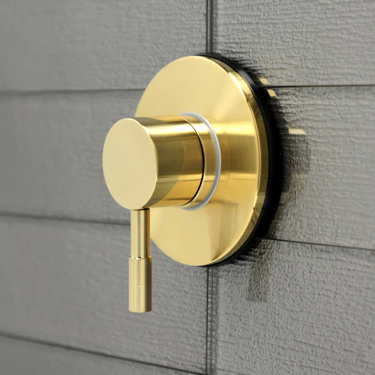 Kingston Brass Concord Single-Handle Wall Mount Three-Way Diverter Valve with Trim Kit