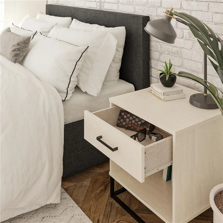 Kelly 1 - Drawer Nightstand