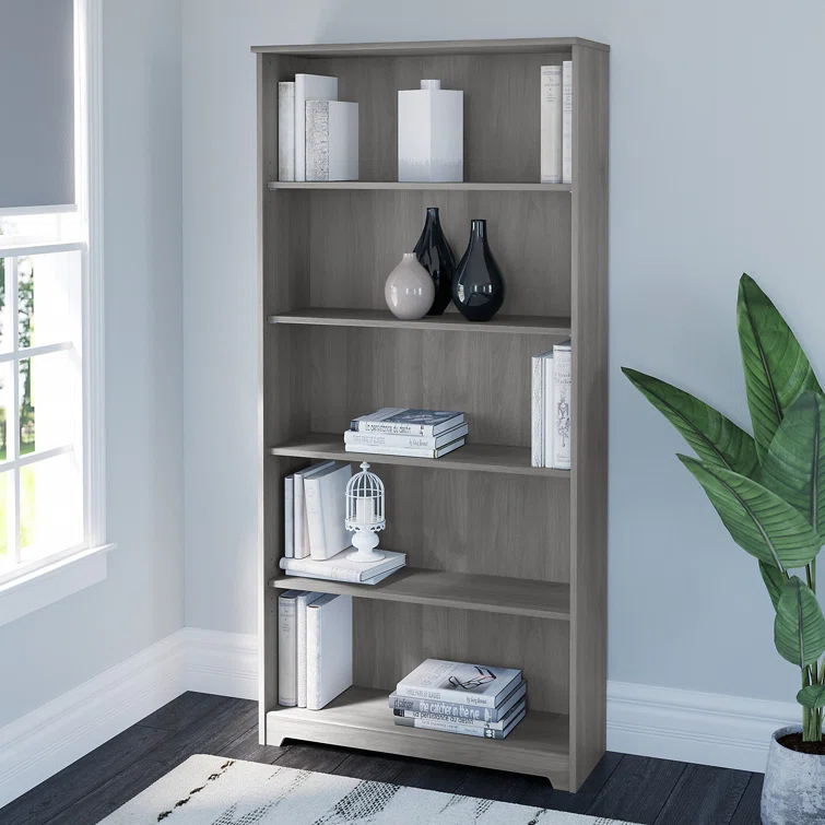 Shelonda 5 Shelf 66" Standard Bookcase
