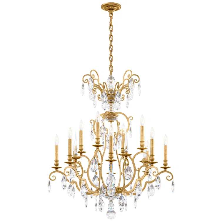 12 - Light Dimmable Classic / Traditional Chandelier