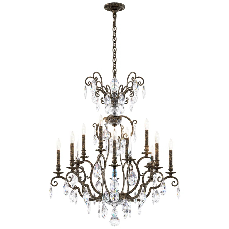 12 - Light Dimmable Classic / Traditional Chandelier