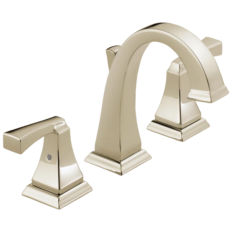 Dryden Widespread Bathroom Faucet 3 Hole, 2-handle Bathroom Sink Faucet with Drain Assembly