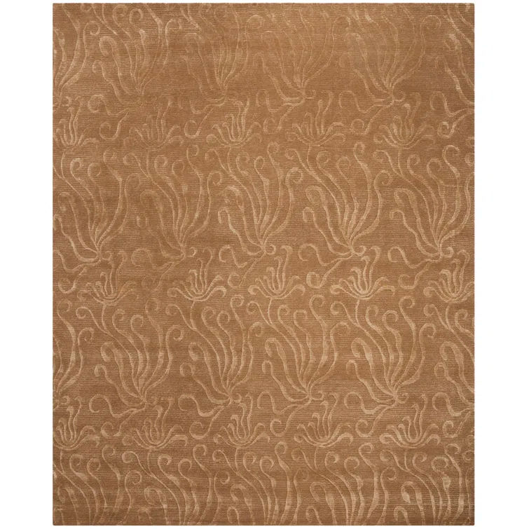 Seaflora Martha Stewart Silk & Wool Pile Floral Rug