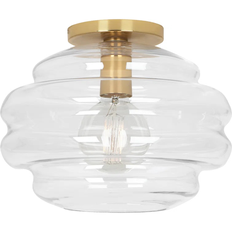 Robert Abbey Horizon Glass Flush Mount