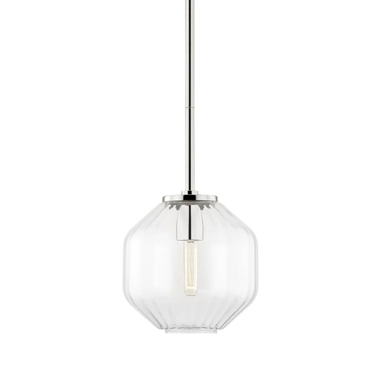 Belle Pendant Light - Polished Nickel